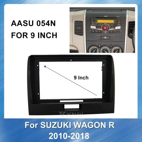 9inch Car Radio Fascia Dash Trim Kit for Suzuki Wagon R 2010-2018 car Stereo DVD Player Refitting Frame Car DVD Player frame