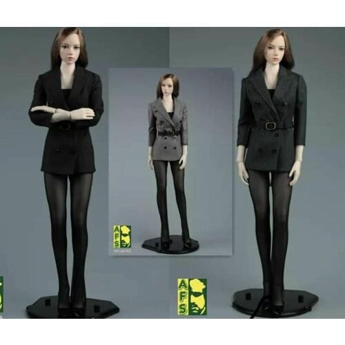 AFS A015 1/6 Slim Long Suit Female Business Uniform Clothes Fit 12'' PH TBL Body