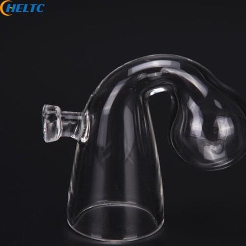 Long Aquarium Fish Tank CO2 Monitor Tester Glass Drop Checker With Suction Cup Checker Aquarium Plant Accessory