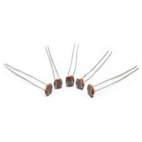 5506 5516 5528 5537 5539 5549 5649 Light Dependent Resistor LDR 5MM Photoresistor Photoconductive resistance Fuse x 1000PCS
