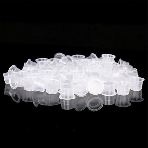 1000Pcs 9/12/15MM Size Tattoo Ink Cup Cap Supply Professional Permanent Tattoo Accessory for Tattoo Machine Holder Container Cap