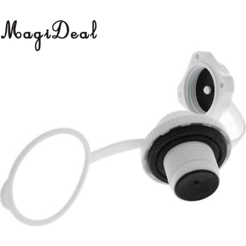 MagiDeal Marine Durable Plastic Screw Air Valve Caps for Inflatable Boat Kayak Pool Raft Canoe White Dinghy Yacht Accessory
