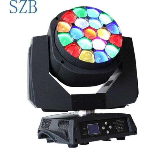 Zoom Function 19x15w RGBW 4in1 Big Bees Eyes Moving Head Light for Concert Nightclub Party Stage Light/SZB-MH1915