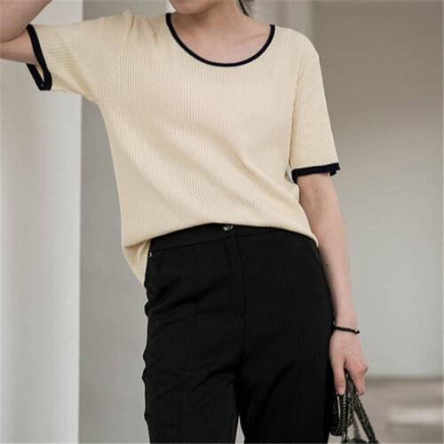 Женские шелковые футболки Saythen China At AliExpress