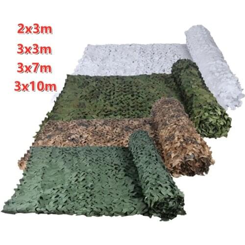 2*3M 3*3 White Mesh Military Camouflage Nets Reinforced for Garden Awning Outdoor Pergola Hide Sun Shelter Shade Gazebo 3x3 3x5