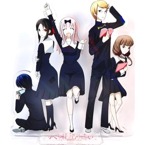 Kaguya sama Love is War Shirogane Miyuki Fujiwara Chika Miko Iino Yu Ishigami GM Acrylic stand figure model plate holder ainme