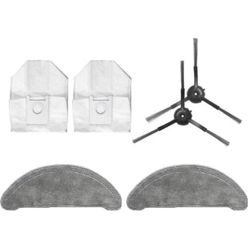 Mops Cloths Dust Bags Side Brush for Xiaomi ROIDMI EVE Plus Robot Vacuum Cleaner Accessories