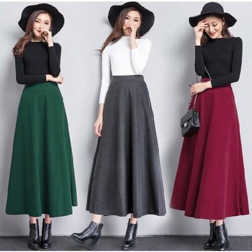 VOLALO Women's Warm Skirts