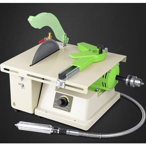 Jewelry Stone Rock Woodworking Carving Polisher Buffer Lathe Grinding Cutting Machine Set Electric Grinder Tools Kit 1380W 220V