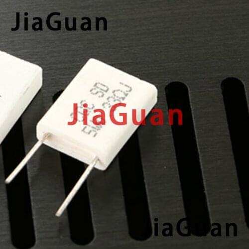 10PCS Japan Koa 5W 0.33R 5% Non inductive resistance R0.33 high power cement resistance White 5W0.33R Current limiting resistor