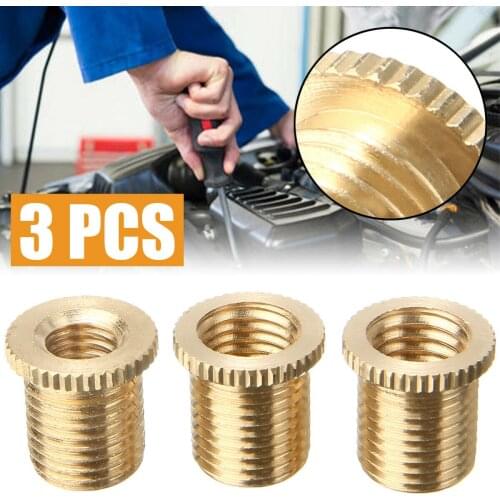 Car Auto Insert Shift Knob Thread Adapters Knob Nut Shift Thread Universal Aluminum Alloy Gear Screw M10x1.25 M10x1.5 M8x1.25