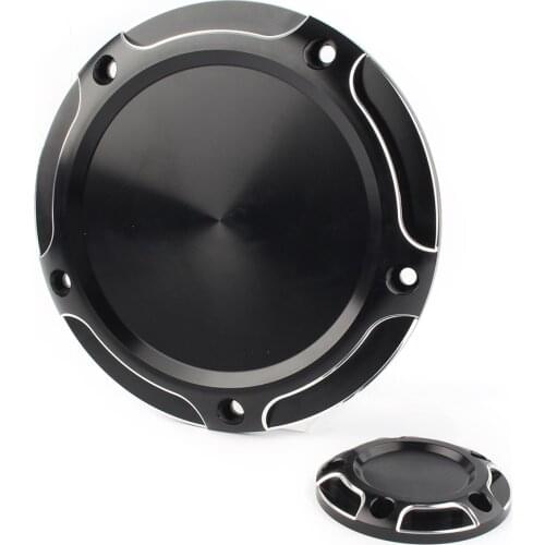 CNC Aluminum Motorcycle Contrast Cut Derby Timer Timing Cover For Harley Davidson Touring Dyna Softail Road King