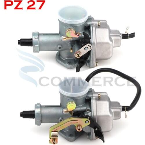 PZ27 Carburetor Silver Auto Motorcycle Carburetor For Honda CG125 For 175CC 200cc 250cc Motorcycle Dirt Bike Car Parts