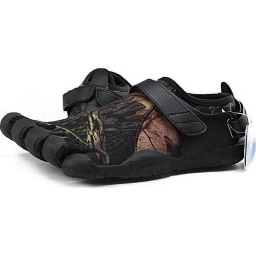 Outdoor men women camouflage Five fingers shoes running shoes Breathable wear-resistant lightweight 5 toes sneakers 36-45