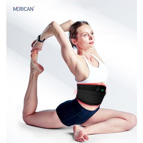 MERICAN Laser Dual Wavelength Far Infrared Lipo Laser Slimming Belt Red Light Therapy Belt Panel Pdt Machine