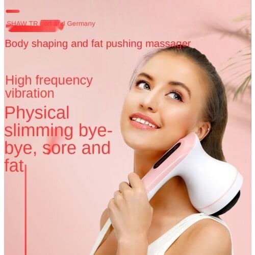 Fitness massager neck shoulder waist multifunctional massage whole body vibration handheld fat press machine
