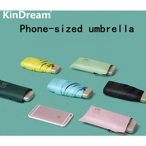 New Mini sunscreen Sun Umbrella Very Small Mini Umbrella Vinyl Umbrella Pocket Sun Protection And Ultraviolet Protection Parasol