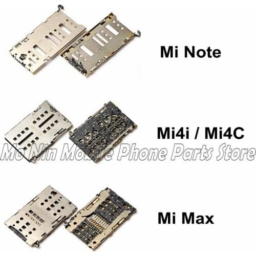 New SIM Card Reader Connector Junctor Socket Holder Slot for Xiaomi Note Mi4C Mi4i Mi Max Replacement Parts