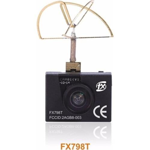 FX798T Transmitter 600TVL Camera Combo 5.8G 25mW NTSC 40CH AV For FPV RC Multicopter Quadcopter Part FX798T Flexible antenna