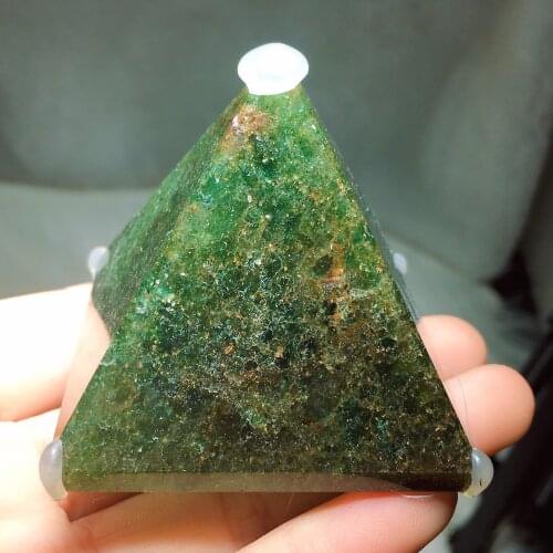 Green strawberry pyramid