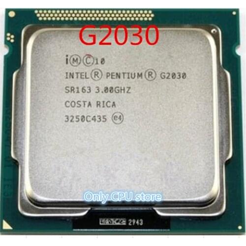 Free Shipping Intel Pentium G2030 3M Cache 3.0 GHz L3=3M LGA 1155 TDP 55W desktop CPU processor (working 100%), sell G2020