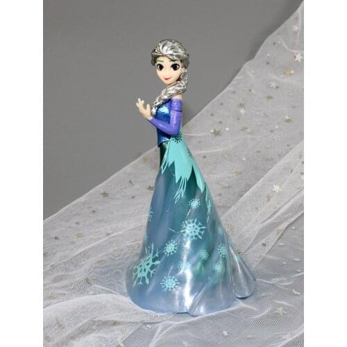 PVC Solid Large Frozen Elsa Baking Cake Decoration Frozen Princess Decoration Figure Doll