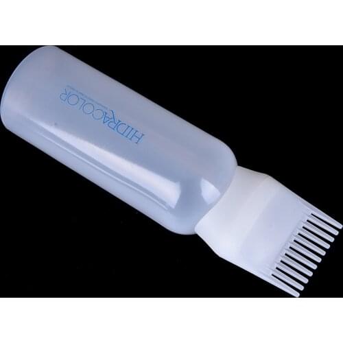 120ML Hot Hair Dye Bottle Applicator Comb Dispensing Salon Hair Coloring Dyeing