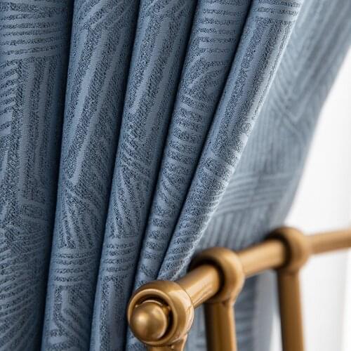 Nordic Luxury Jacquard Curtains for Living Room Floor-to-ceiling Windows High-precision Semi-blackout High Shading Rate Curtains