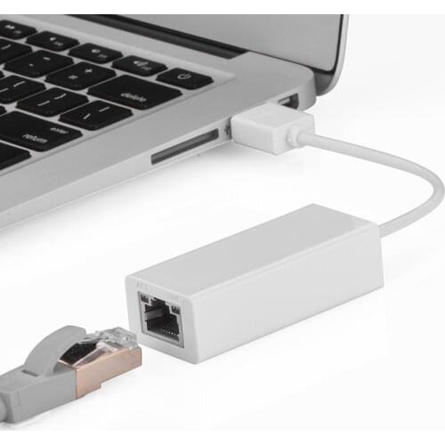 USB 2.0 to RJ45 Ethernet Adapter Lan Networks 10/100 Mbps for Macbook Win7