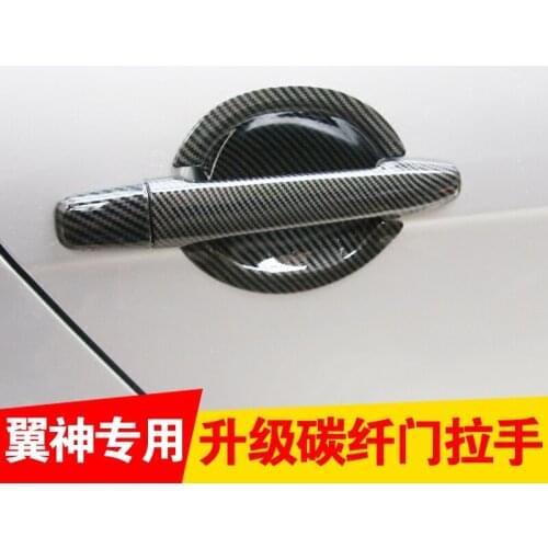 Car styling high quality ABS Door handle Protective covering Cover Trim for 2010-2018 Mitsubishi Lancer Lancer X/Lancer Evo