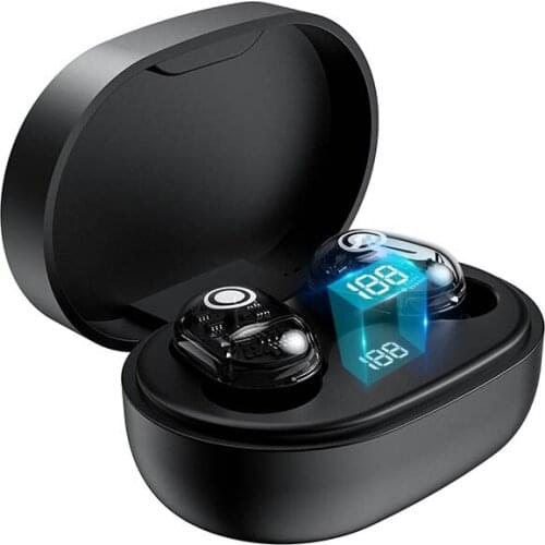 TWS Wireless Bluetooth Earphone V5.0 Sport Earbuds Mini Transparent Style Bluetooth Headsets With Charging Box Free Shipping