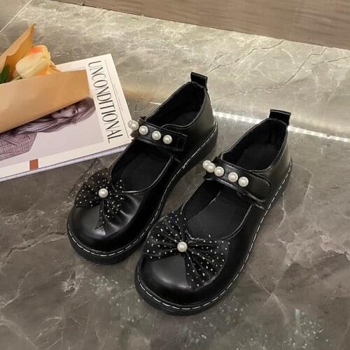 Jk Uniform Lolita Vintage Shoes Women New Lolitas Round Head Cute Japanese Female Mary Jane Loli Black Sweet Girls Anime Cosplay