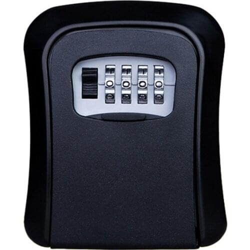 Wall Mount Key Storage Secret Box Organizer 4 Digit Combination Password Security Code Lock Home Indoor Outdoor Caja Fuerte