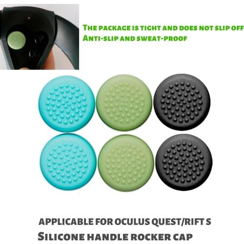 10PCS Silicone Thumb Stick Caps VR Quest 2 Touch Controller Thumbstick Caps For Oculus Quest 1/2/Quest Rift S VR Controller
