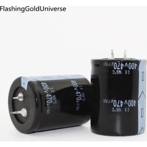 20PCS--2PCS 400V470UF 470UF 400V Electrolytic Capacitor volume 30*50MM 35*50MM best quality