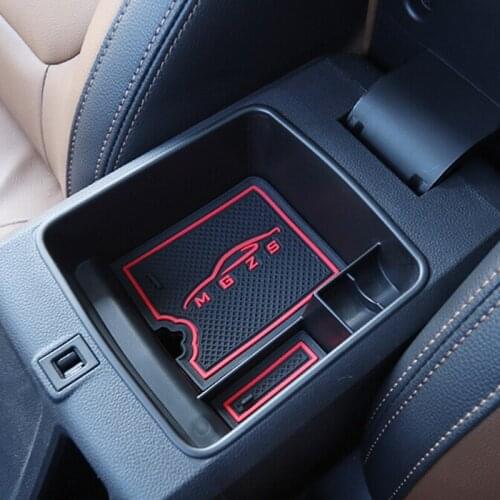 ABS Chrome For MG ZS 2018 2019 accessories Car Styling Front storage Box Cover Trim