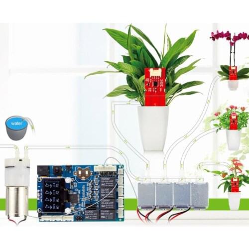 Elecrow Automatic Plant Watering Kit for Arduino Soil Moisture Sensor DIY Gardening Self Watering Smart Plant Water Cooling Kit