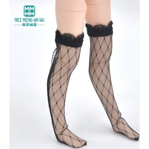 Toys Doll socks Fashion long leg mesh socks for Blyth Azone doll accessories