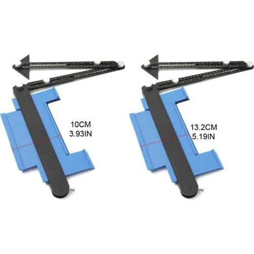 M4YC Wider Contour Gauge with Metal Lock Profile Gauges Plastic Contour Duplications Gauge Copy Irregular Shapes Measuring
