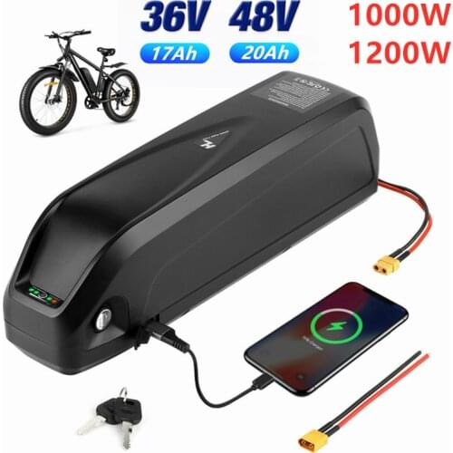 Electric Bike Battery Hailong 18650 Cells Pack 48V 17Ah 20Ah 36V 17Ah 20Ah Powerful electric bicycle ebike Lithium Battery