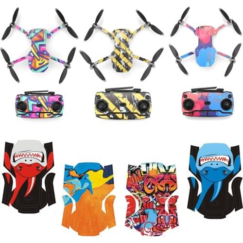 DJI Mavic Mini PVC Stickers Protective Film Drone Body Remote Controller Protector Waterproof Scratch-Proof Skin Accessories