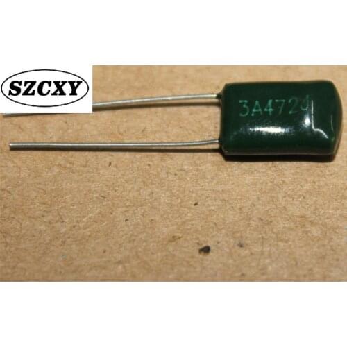New and original 100PCS polyester capacitor 3A472J 1000V472J