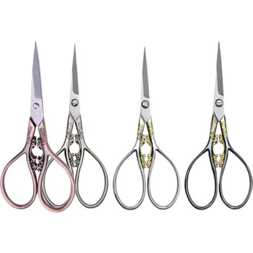 Auspicious Clouds Embroidery Scissors Sharp Vintage European Steel Snips Scissors