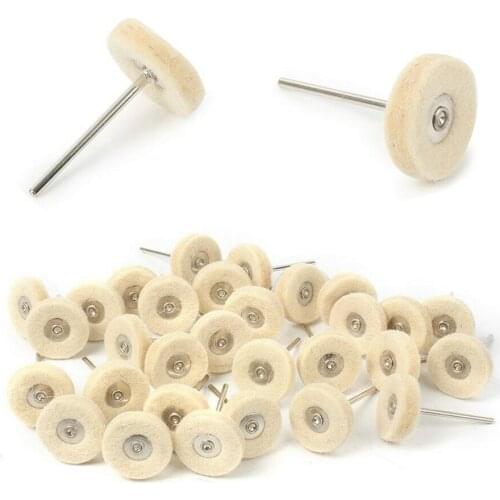 Dental Lab Wool Felt Polishing Buffing Wheels Brushes Burs For Rotary Tools Dentist tool