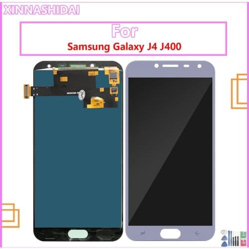 Super Amoled For Samsung Galaxy J4 2018 J400 j400F SM-J400M/DS LCD Display J400F/DS Display Touch Screen Replacement