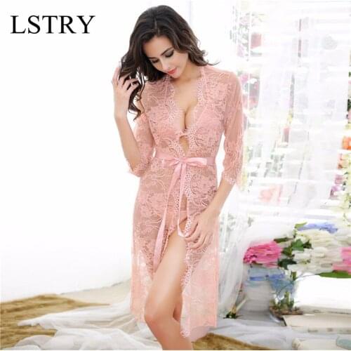 Women Sexy Lace Nightgown Lace Nightdress Stretch Mini Dress Sleepwear Lstry Floral Sexy Lingerie Plus Size Nightwear For Women