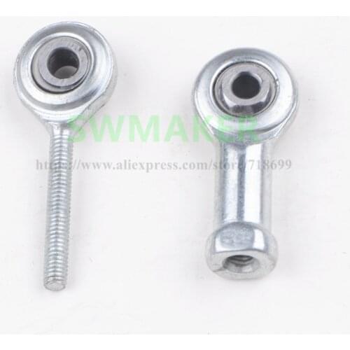 SWMAKER 1 pcs M3 M4 Thread Fisheye Bearings Rod End Bearing Aluminum SI4T/K SI3T/K Fish Eye for Delta Kossel Mini 3D printer