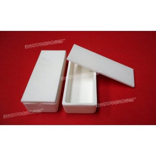 100x40x20mm 99.5%Al2O3 High Purity and Thermal Square Corundum Melting Pot /Alumina Ceramic Boat