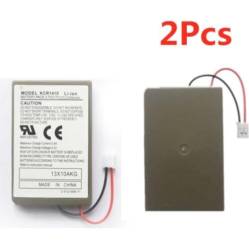 2Pcs/Lot 3.7V 2000mAh PS4 Battery+USB Charger Cable for Sony Wireless Controller Li-Ion Lithium Chargeable Replacement Batteries