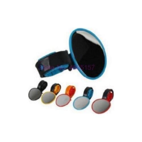 200 pcs New Universal Adjustable 360 Degree Rotate Cycling Bike Handlebar Rear View Mirror Bicycle Safe Rearview Mirror
